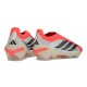 Zapatos de Fútbol adidas Predator Elite Sin Cordones FG Rojo Lúcido Negro Ftwr Blanco