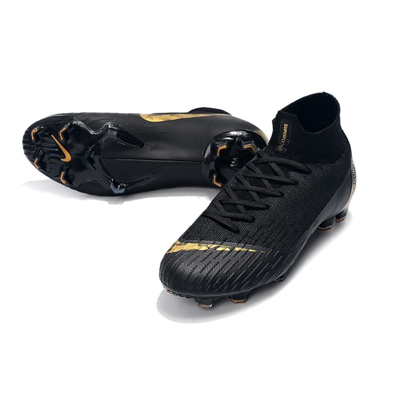 Nike Black Mercurial Superfly 6 FG - Negro Oro