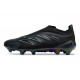 Zapatos de Fútbol adidas Predator Elite Sin Cordones FG Negro Azul