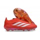Zapatos de Fútbol adidas Predator Elite Sin Cordones FG Rojo Blanco