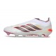 Zapatos de Fútbol adidas Predator Elite Sin Cordones FG Blanco Rojo Negro