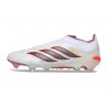 Zapatos de Fútbol adidas Predator Elite Sin Cordones FG Blanco Rojo Negro