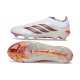 Zapatos de Fútbol adidas Predator Elite Sin Cordones FG Blanco Rojo Negro