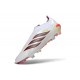 Zapatos de Fútbol adidas Predator Elite Sin Cordones FG Blanco Rojo Negro