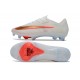 Bota de Fútbol Nike Zoom Mercurial Vapor 17 Elite FG Blanco Naranja Dorado
