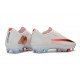 Bota de Fútbol Nike Zoom Mercurial Vapor 17 Elite FG Blanco Naranja Dorado