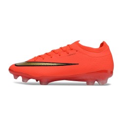 Bota de Fútbol Nike Zoom Mercurial Vapor 17 Elite FG Rojo Dorada