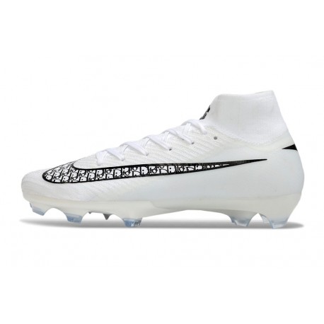 Nike Air Zoom Mercurial Superfly X Elite FG Blanco Negro