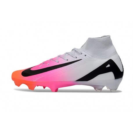 Nike Air Zoom Mercurial Superfly X Elite FG Rosa Blanco Negro