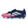 adidas Predator 26 Elite Fold-over Tongue FG Azul Rosa Plateada