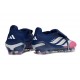 adidas Predator 26 Elite Fold-over Tongue FG Azul Rosa Plateada