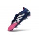 adidas Predator 26 Elite Fold-over Tongue FG Azul Rosa Plateada