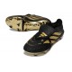 adidas Predator 26 Elite Fold-over Tongue FG Negro Dorada
