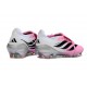 adidas Predator 26 Elite Fold-over Tongue FG Rosa Blanco Negro