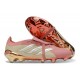 adidas Predator 26 Elite Fold-over Tongue FG Rosa Plateada