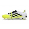 adidas Predator 26 Elite Fold-over Tongue FG Blanco Negro Amarillo
