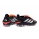 adidas Predator 26 Elite Fold-over Tongue FG Negro Ftwr Blanco Rojo Lúcido