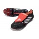 adidas Predator 26 Elite Fold-over Tongue FG Negro Ftwr Blanco Rojo Lúcido