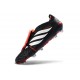 adidas Predator 26 Elite Fold-over Tongue FG Negro Ftwr Blanco Rojo Lúcido