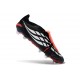 adidas Predator 26 Elite Fold-over Tongue FG Negro Ftwr Blanco Rojo Lúcido
