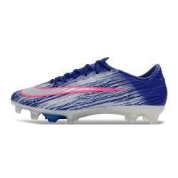 Botines Nike Air Zoom Mercurial Vapor XVII Elite FG Azul Plateado