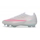 Botines Nike Air Zoom Mercurial Vapor XVII Elite FG Blanco Rosa