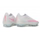 Botines Nike Air Zoom Mercurial Vapor XVII Elite FG Blanco Rosa