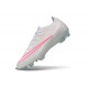Botines Nike Air Zoom Mercurial Vapor XVII Elite FG Blanco Rosa