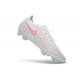 Botines Nike Air Zoom Mercurial Vapor XVII Elite FG Blanco Rosa