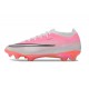 Botines Nike Air Zoom Mercurial Vapor XVII Elite FG Rosa Plateada