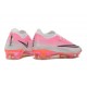 Botines Nike Air Zoom Mercurial Vapor XVII Elite FG Rosa Plateada