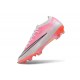 Botines Nike Air Zoom Mercurial Vapor XVII Elite FG Rosa Plateada