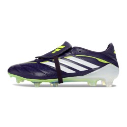 Tacos de Futbol adidas Predator Elite Tongue FG Negro Blanco