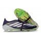 Tacos de Futbol adidas Predator Elite Tongue FG Negro Blanco
