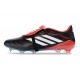 Tacos de Futbol adidas Predator Elite Tongue FG Negro Blanco Rojo