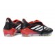 Tacos de Futbol adidas Predator Elite Tongue FG Negro Blanco Rojo