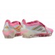 Tacos de Futbol adidas Predator Elite Tongue FG Rosa Blanco