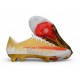 Tacos de Futbol Nike Mercurial Superfly XI Elite FG CR7 Dorada Rojo