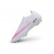 Zapatillas de Fútbol Nike Mercurial Vapor XVII Elite FG CR7 Blanco Rosa