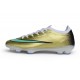 Zapatillas de Fútbol Nike Mercurial Vapor XVII Elite FG Dorada Verde