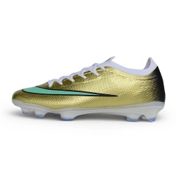Zapatillas de Fútbol Nike Mercurial Vapor XVII Elite FG Dorada Verde