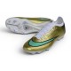 Zapatillas de Fútbol Nike Mercurial Vapor XVII Elite FG Dorada Verde
