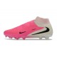 Zapatos de Fútbol Nike Phantom 6 High Elite Fg Rosa Blanco