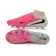 Zapatos de Fútbol Nike Phantom 6 High Elite Fg Rosa Blanco