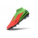 Zapatos Nike Phantom 6 High Elite Fg Hot Punch Negro Verde Strike