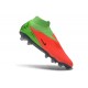 Zapatos Nike Phantom 6 High Elite Fg Hot Punch Negro Verde Strike