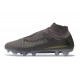 Zapatos de Fútbol Nike Phantom 6 High Elite Fg Gris Negro