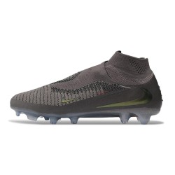 Zapatos de Fútbol Nike Phantom 6 High Elite Fg Gris Negro