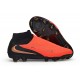 Zapatos Nike Phantom 6 High Elite Fg Brt Carmesí Desenfoque Negro