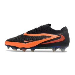 Bota de Futbol Nike Phantom 6 Low Elite FG Negro Brt Carmesí 